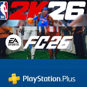  חבילת הסופר ספורט fc26+ ps plus + לשנה! – ps5 | ps4